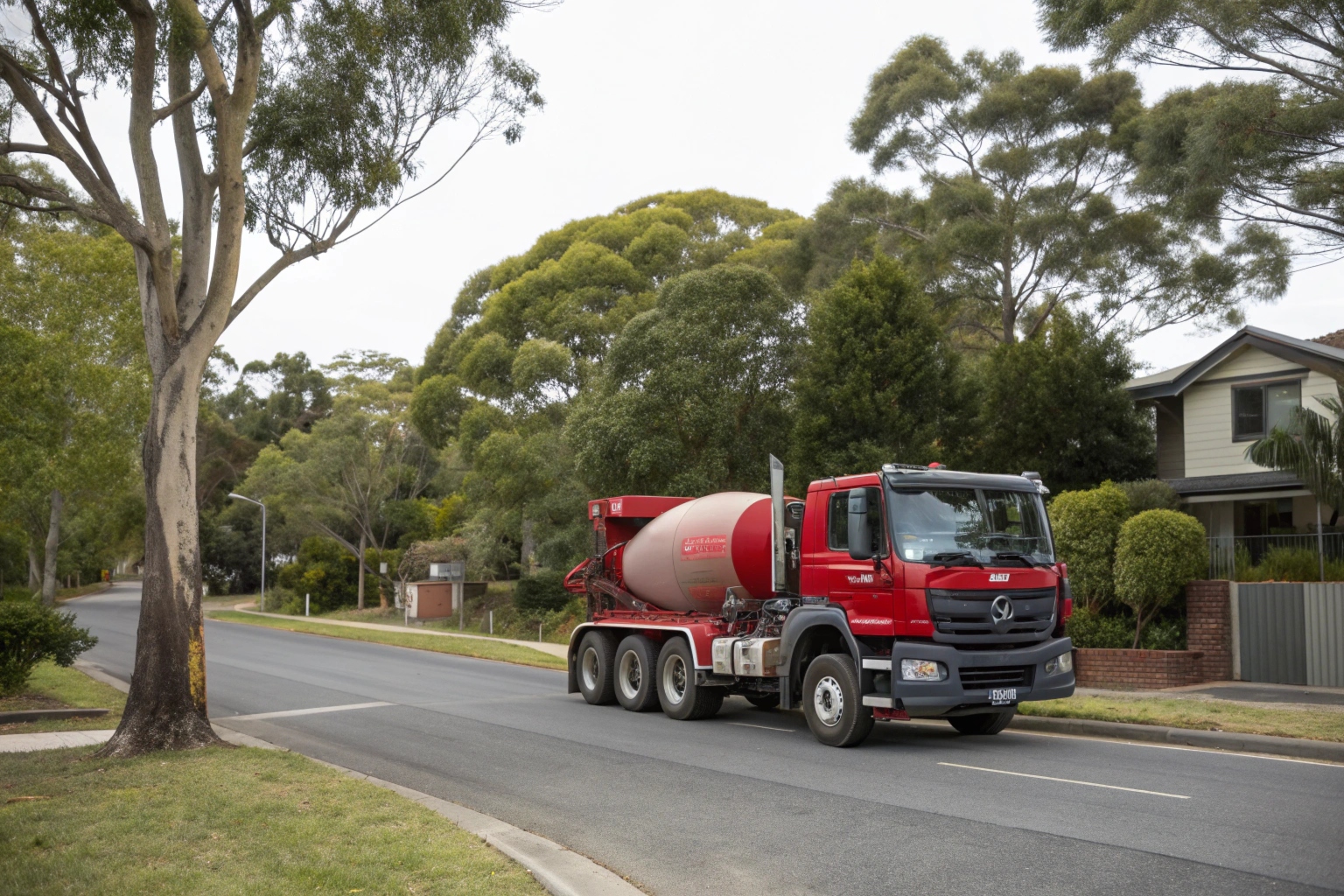 Reliable concrete delivery service Newcastle suburbs